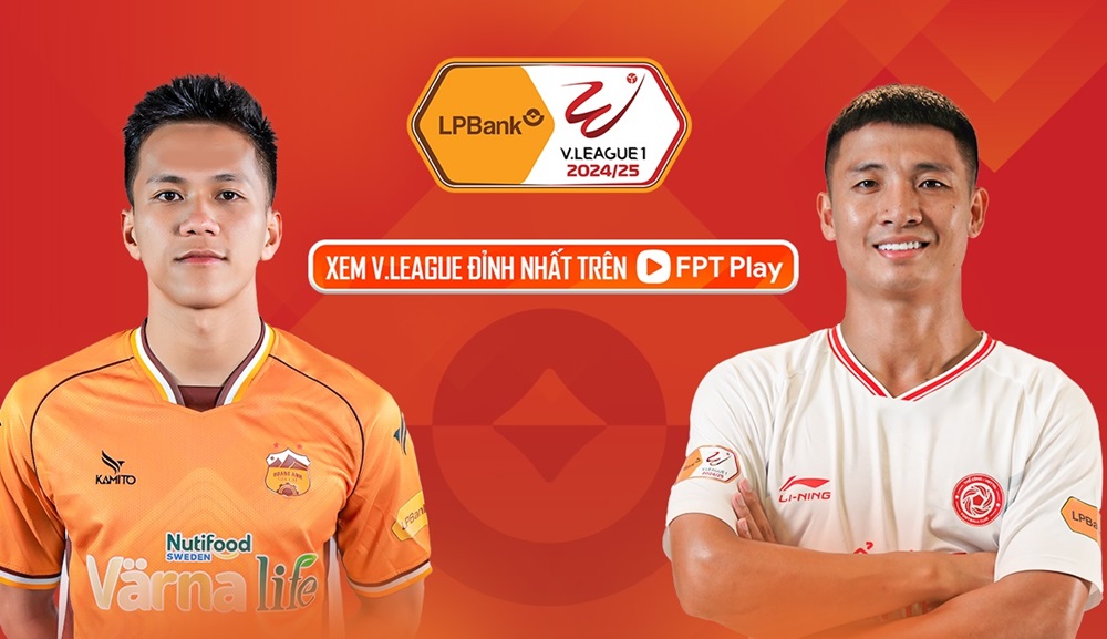 El Real Ingles se enfrenta al Municipio de Viettel en la ronda 22 de la V.League. Imagen de FPT Play