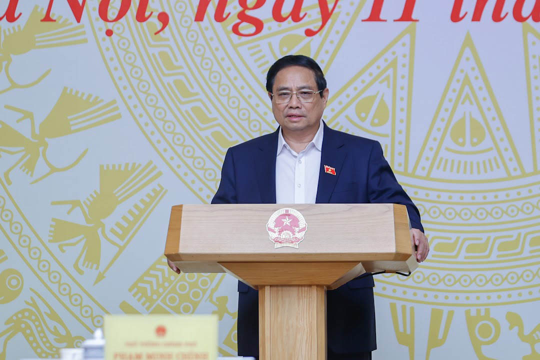 El Ministro de Asuntos Politicos, el Primer Ministro Pham Minh Chinh. Imagen: VGP/Japon del Norte.