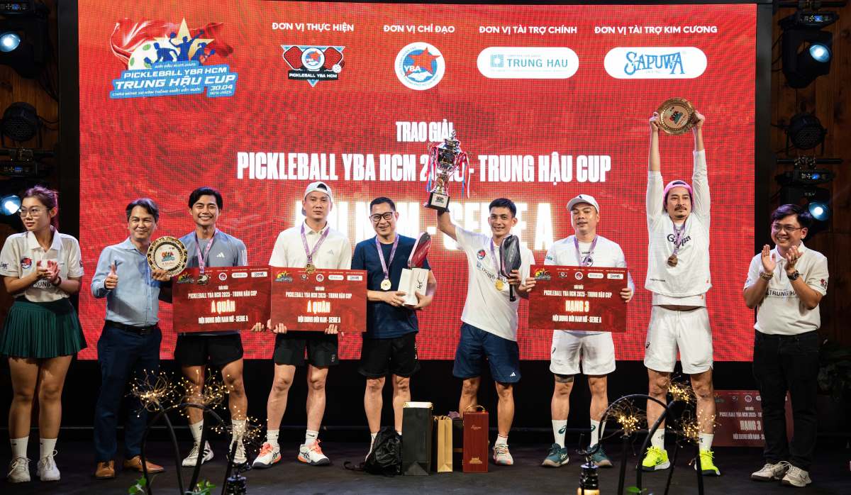Giai Pickleball YBA HCM 2025 mang den san choi hap dan cho cac van dong vien. Anh: Phong Le