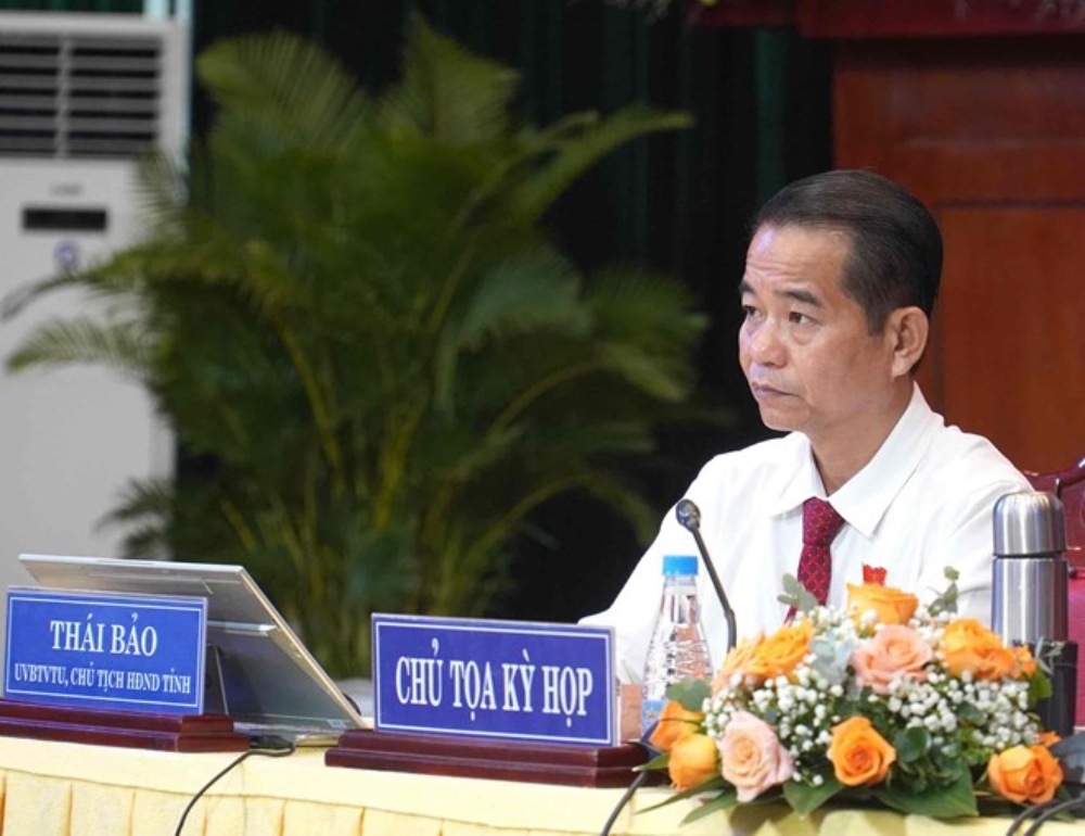 Mr. Thai Bao at the time of becoming Chairman of the People's Council of Dong Nai province. Photo: Ha Anh Chien