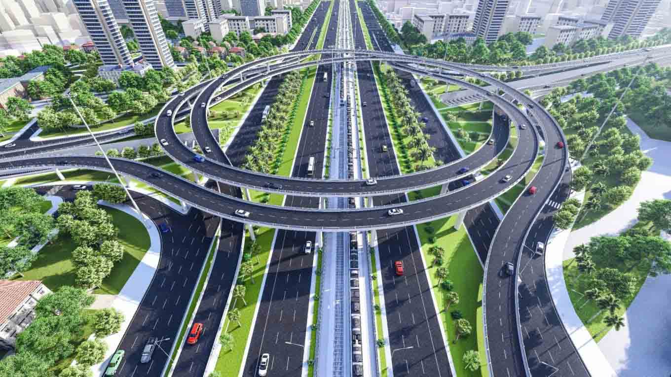 El escenario de la interseccion es diferente al de la carretera de la Franja 3.5 con la Avenida Thang Long. Foto: El inversor que suministra