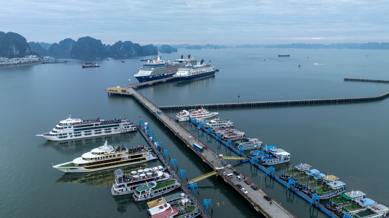 In recent years, Quang Ninh province has had many breakthroughs in transport infrastructure. In the photo is Ha Long International Passenger Port. Photo: Nguyen Hung