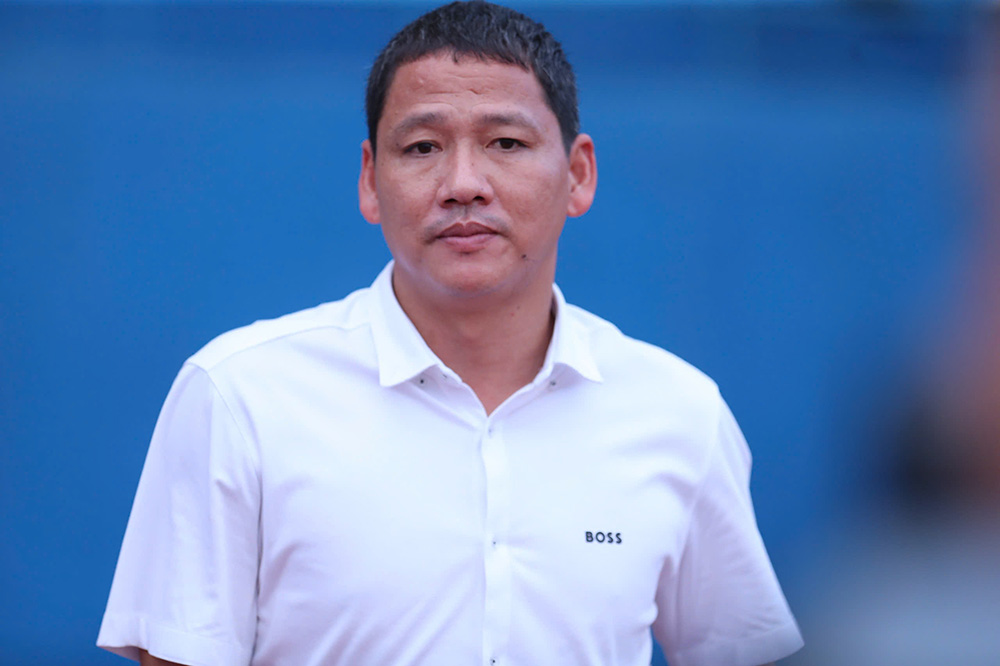 Coach Anh Duc had his first match leading Binh Duong. Photo: Thanh Vu