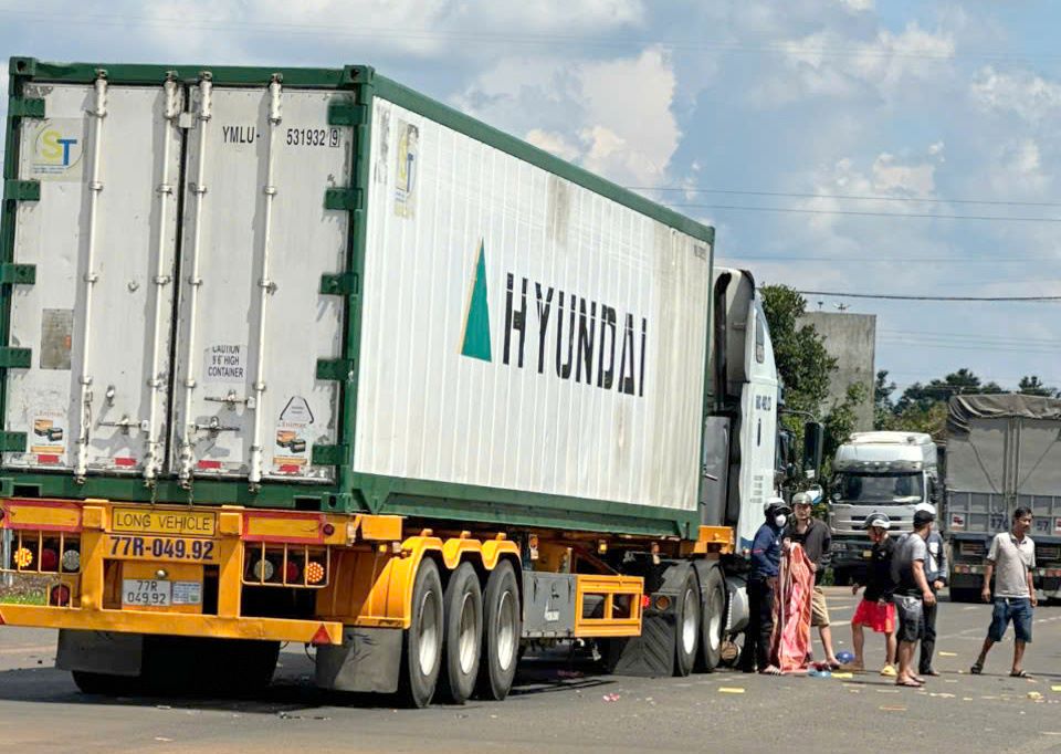Escenario de accidente de trafico que causo la muerte de una mujer en el Hospital General de la Region de Xinjiang. Imagen de Baul Lam