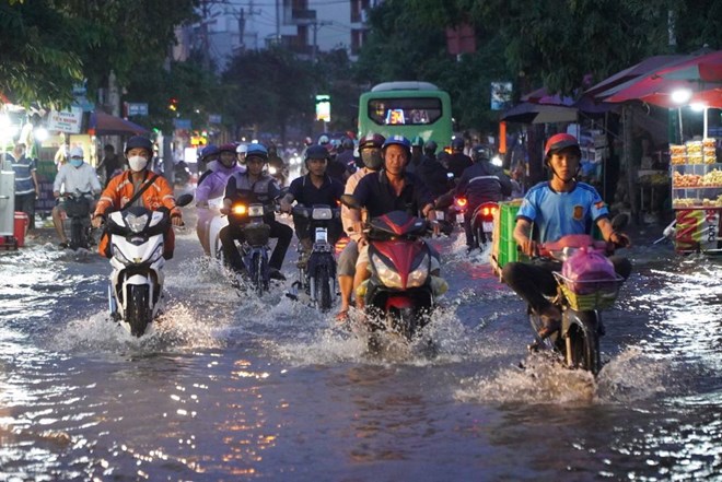 Du bao huong di cua khong khi lanh, mua lon o Tay Nguyen va Nam Bo. Anh: Nguyen Chan