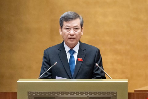 Chanh an Toa an nhan dan toi cao Le Minh Tri. Anh: Quochoi