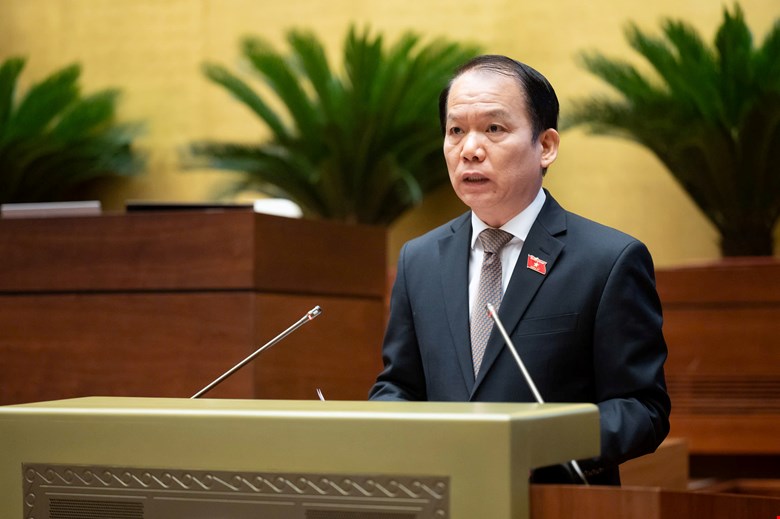 Chu nhiem Uy ban Phap luat va Tu phap cua Quoc hoi Hoang Thanh Tung. Anh: Quochoi