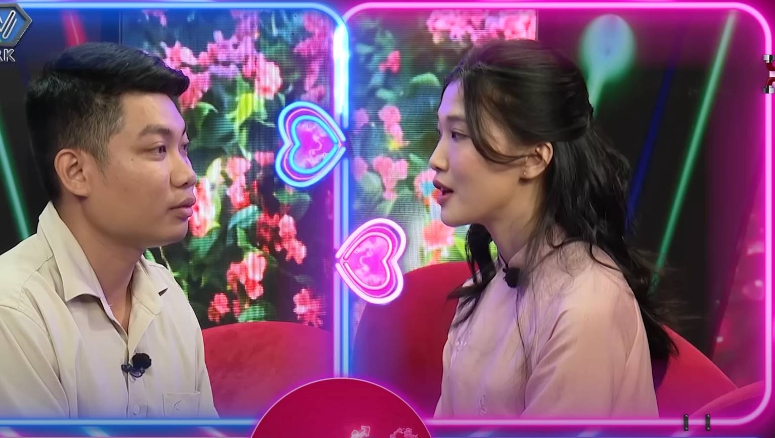 The couple on the show "You want to date". Photo: MCV Producer.