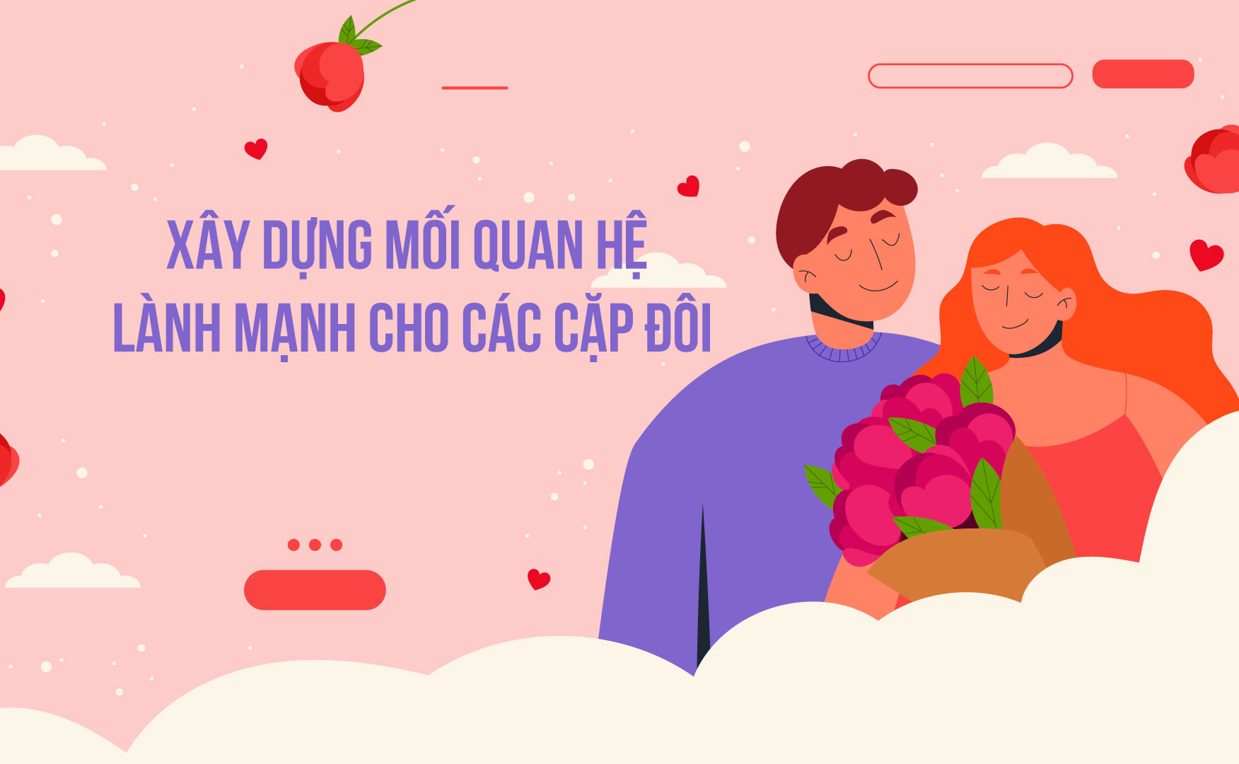 A healthy relationship needs a solid foundation to develop and survive long-term. Graphic photo: Van Thang