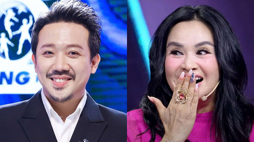 Tran Thanh and People's Artist Thanh Lam. Photo: Provided by Our Song producer