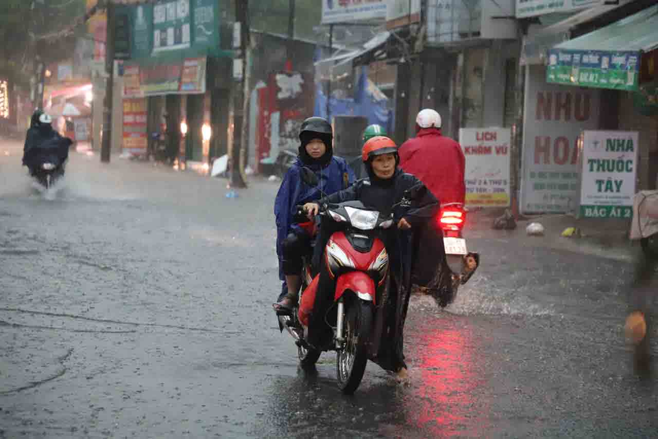 El sur tiene una lluvia torrencial. Foto: Su hermano