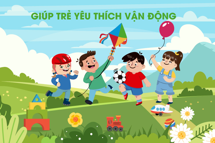 Choosing physical activities that are suitable for each age of children and are safe will help children love and actively participate in physical activities more. Graphic photo: Van Thang