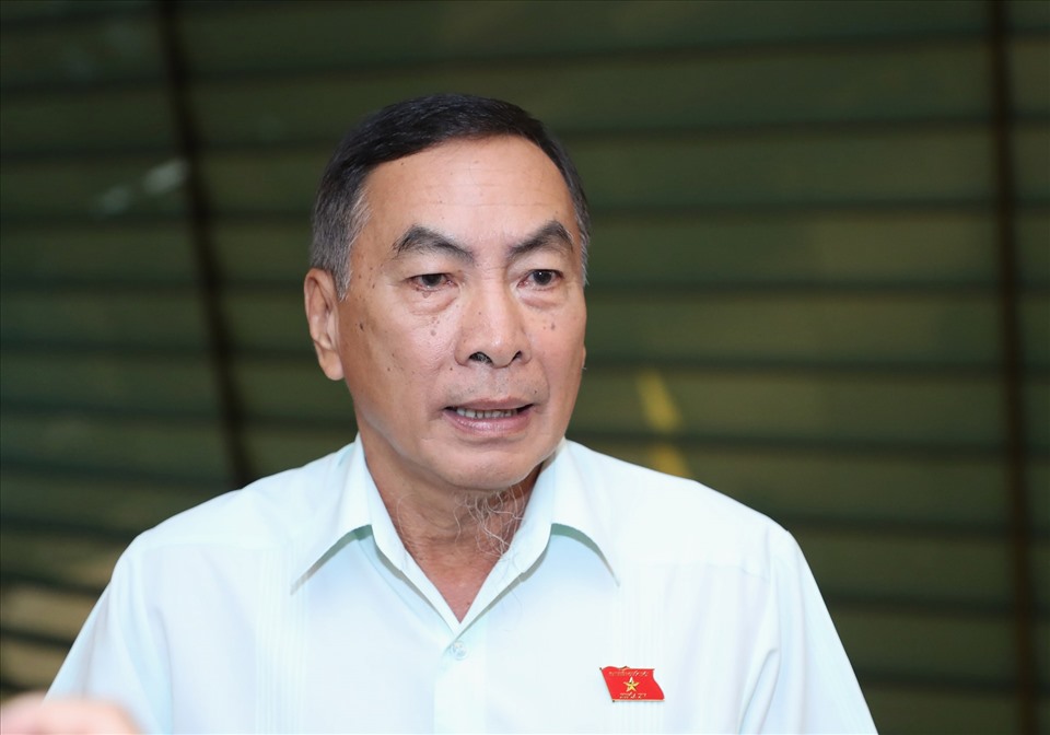 Dai bieu Quoc hoi Pham Van Hoa (doan Dong Thap). Anh: Tran Vuong