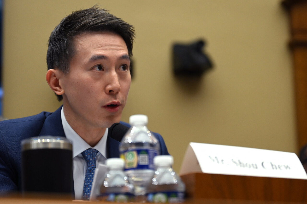 TikTok CEO Shou Zi Chew testified before the hearing of the US House of Representatives' Committee on Energy and Commerce on the issue of protecting the privacy of personal data of Americans and protecting children from online harms in 2023. Photo: AFP