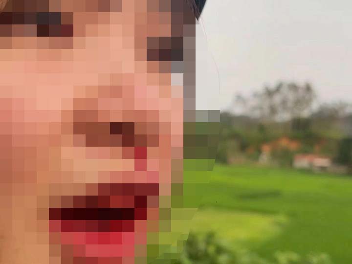 La chica de North Storm fue atacada por un chofer que le sangro la boca. Foto: Recortado de un clip que proporciono la gente