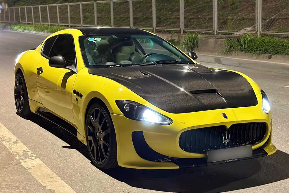 El Maserati Granturismo de grado MC Stradale llamo la atencion en su aparicion en Hanoi. Imagen de la pagina web de la ONU