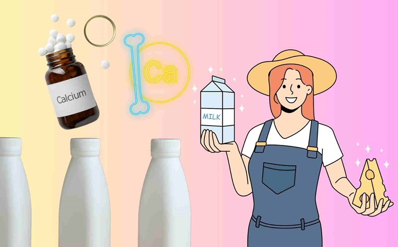 Supplementing calcium properly is good for health. Graphics: Ha May