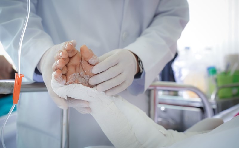 Patients who had injuries are being actively treated by doctors. Photo: BVCC