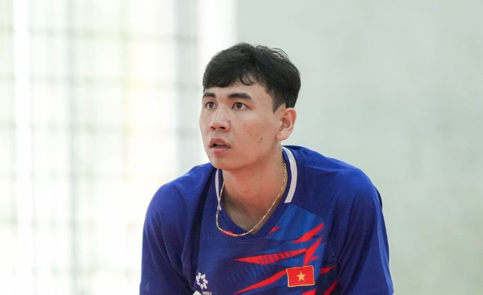 Ngoc Thuan ghi 15 diem cho tuyen bong chuyen nam Viet Nam o tran ra quan giai chau A 2025. Anh: Bong chuyen Viet Nam