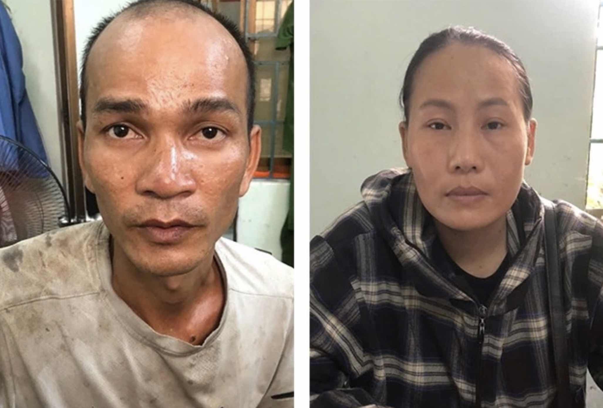 Hai nghi phạm Nguyễn Minh Nhí và Đỗ Thị Lan Hương dàn cảnh ngoại tình để cưỡng đoạt 8 triệu đồng, rồi chém trọng thương nạn nhân. Nguồn: Công an tỉnh Bình Định cung cấp