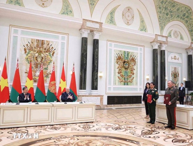 Tuyên bố chung thiết lập quan hệ Đối tác Chiến lược Việt Nam - Belarus