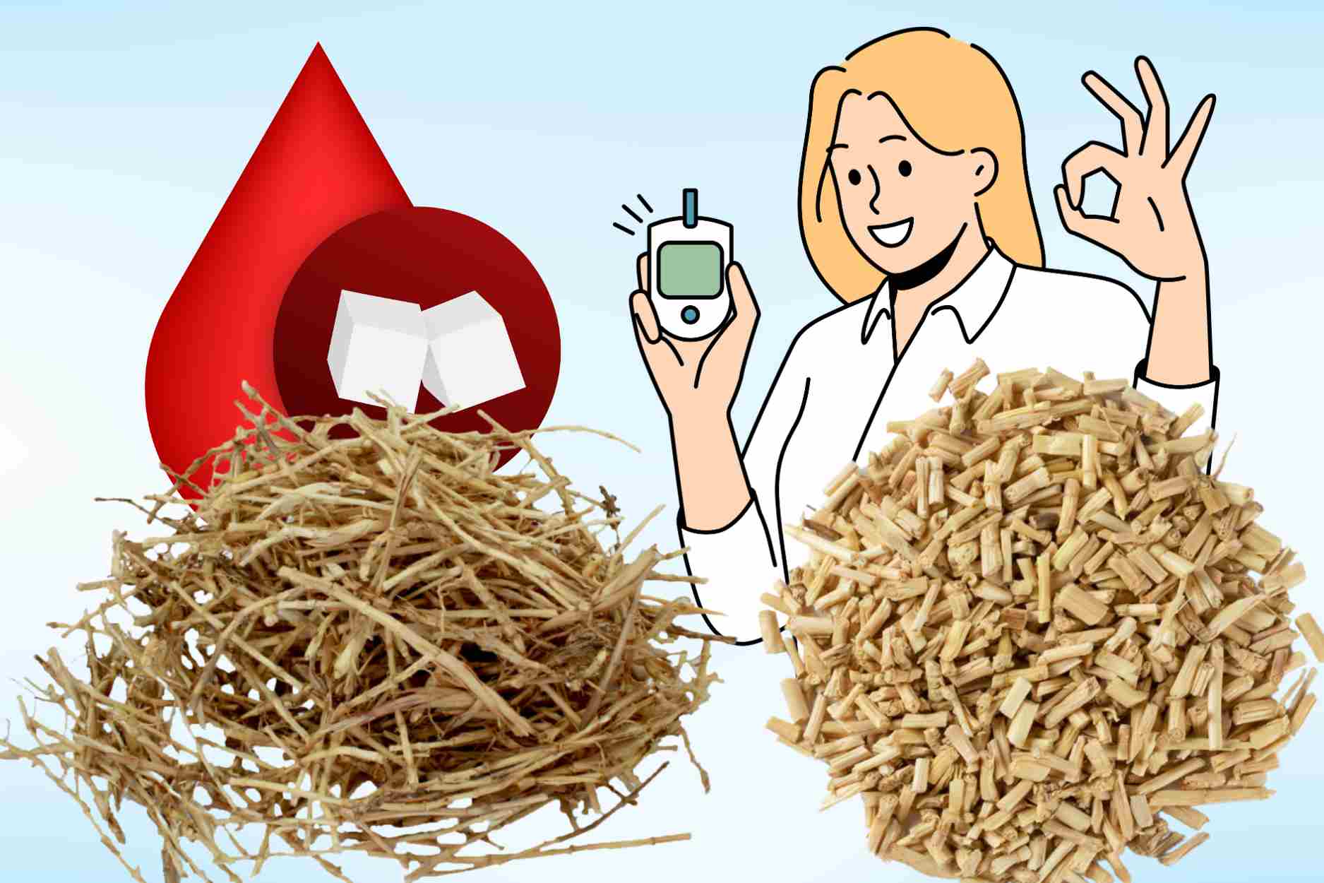 La medicina natural ayuda a estabilizar el azucar en la sangre, enfriando efectivamente