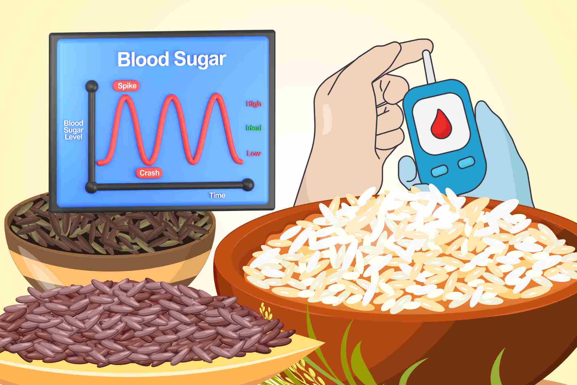 Si quieres mantener la glucosa estable, debes comer estos tres tipos de arroz