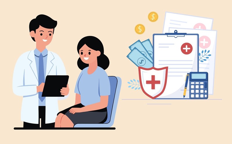 Cost benefits when participating in health insurance from 1.7.2025. Graphics: Linh Dan