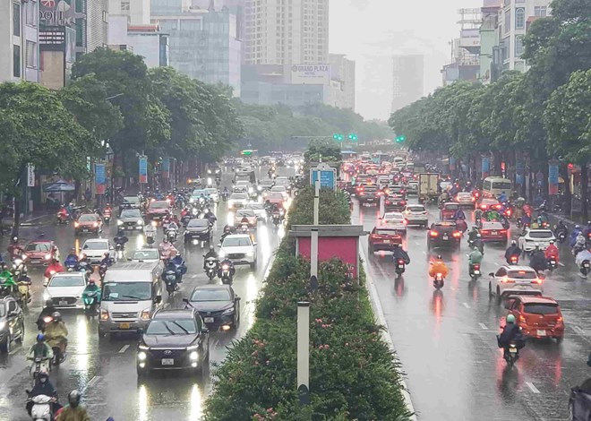 Du bao dot khong khi lanh moi tran ve gay mua lon o Bac Bo. Anh: Tung Giang