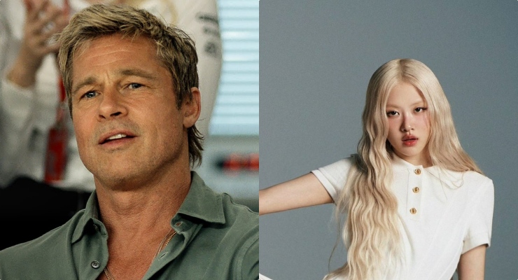 Brad Pitt y Rose Blackpink. ¿Que es lo que quieren? Imagen: CGI de la pelicula y documental Blackpink
