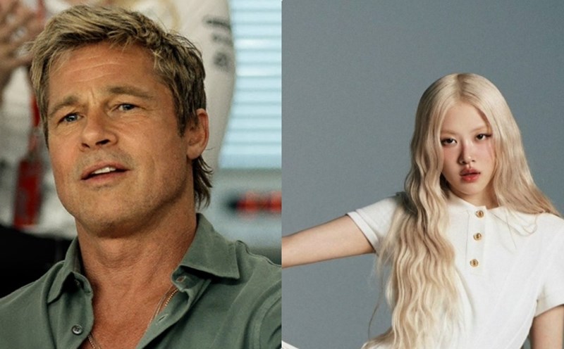 Brad Pitt and Rose Blackpink. Photo: CGV Blackpink movies, documentaries