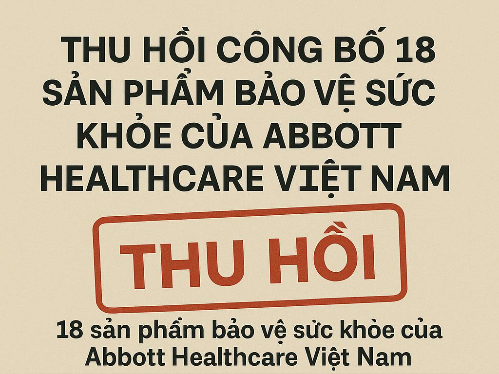 Coleccion de 18 productos de proteccion de la salud de Abbott Healthcare Vietnam. Foto de ai