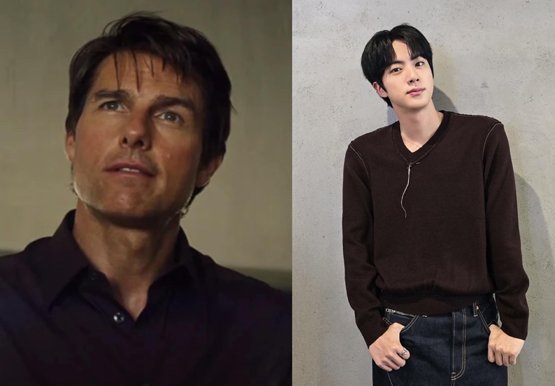 Tom Cruise aparecera en el programa de Jin (BTS) Run Jin. Foto de la productora Run Jin