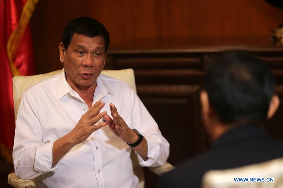 El Sr. Rodrigo Duterte. ¿Que es lo que quiere? Imagen de la agencia Xinhua