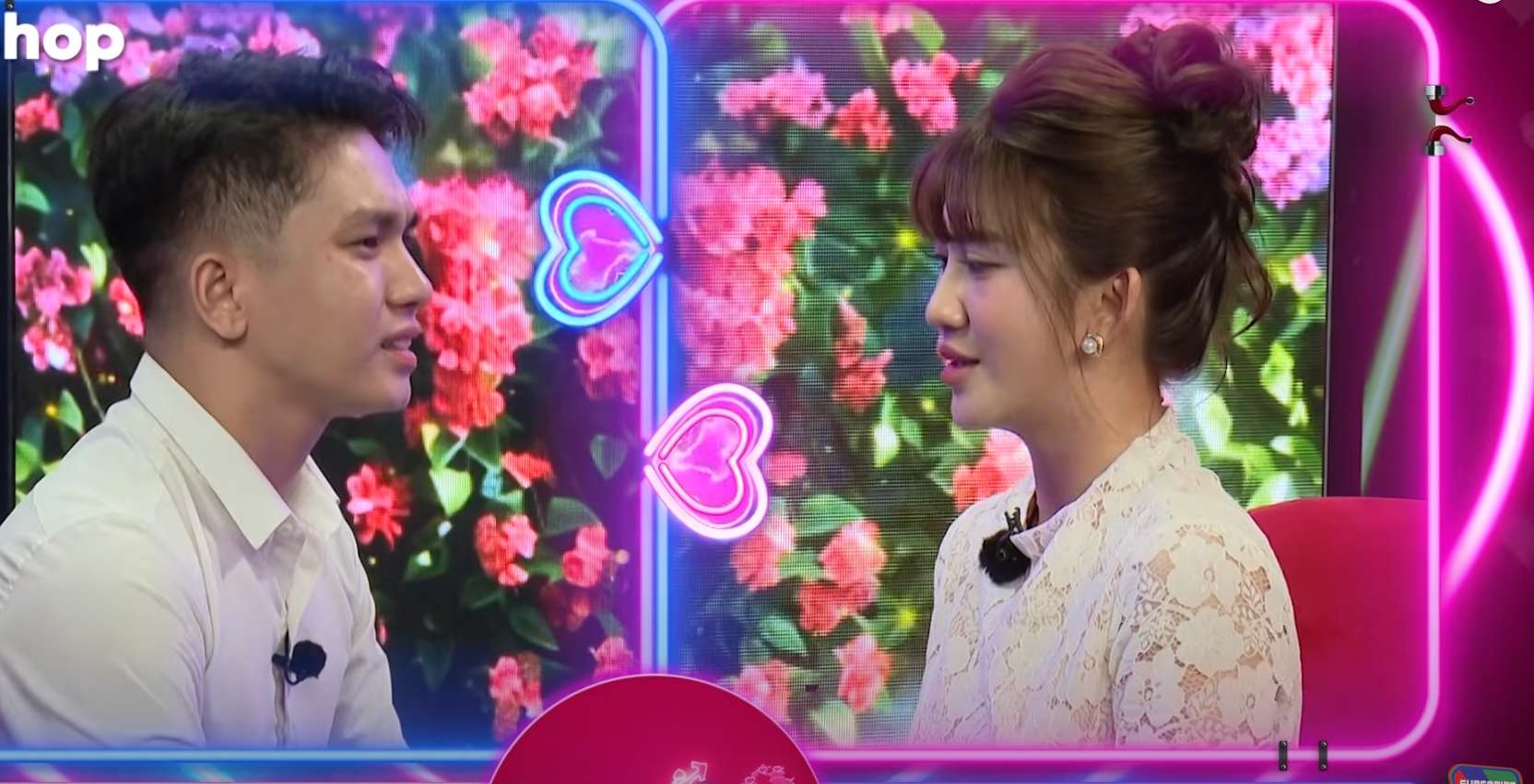 The couple on the show "You want to date". Photo: MCV Producer.