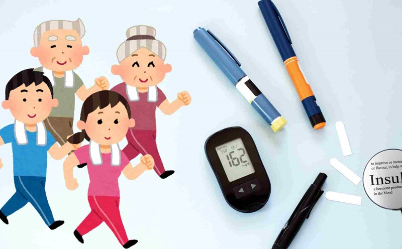 We can do some exercises to improve insulin sensitivity. Graphics: Ha May