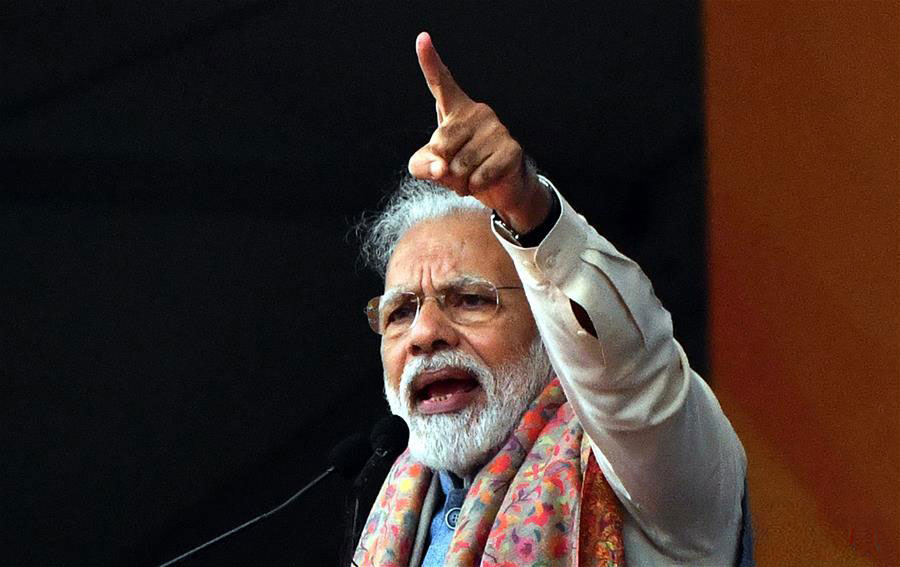 El primer ministro de India, Narendra Modi. Imagen de la agencia Xinhua