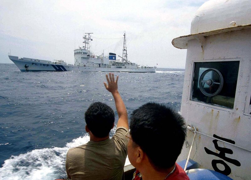 A Japanese coast patrol ship. Photo: AFP
