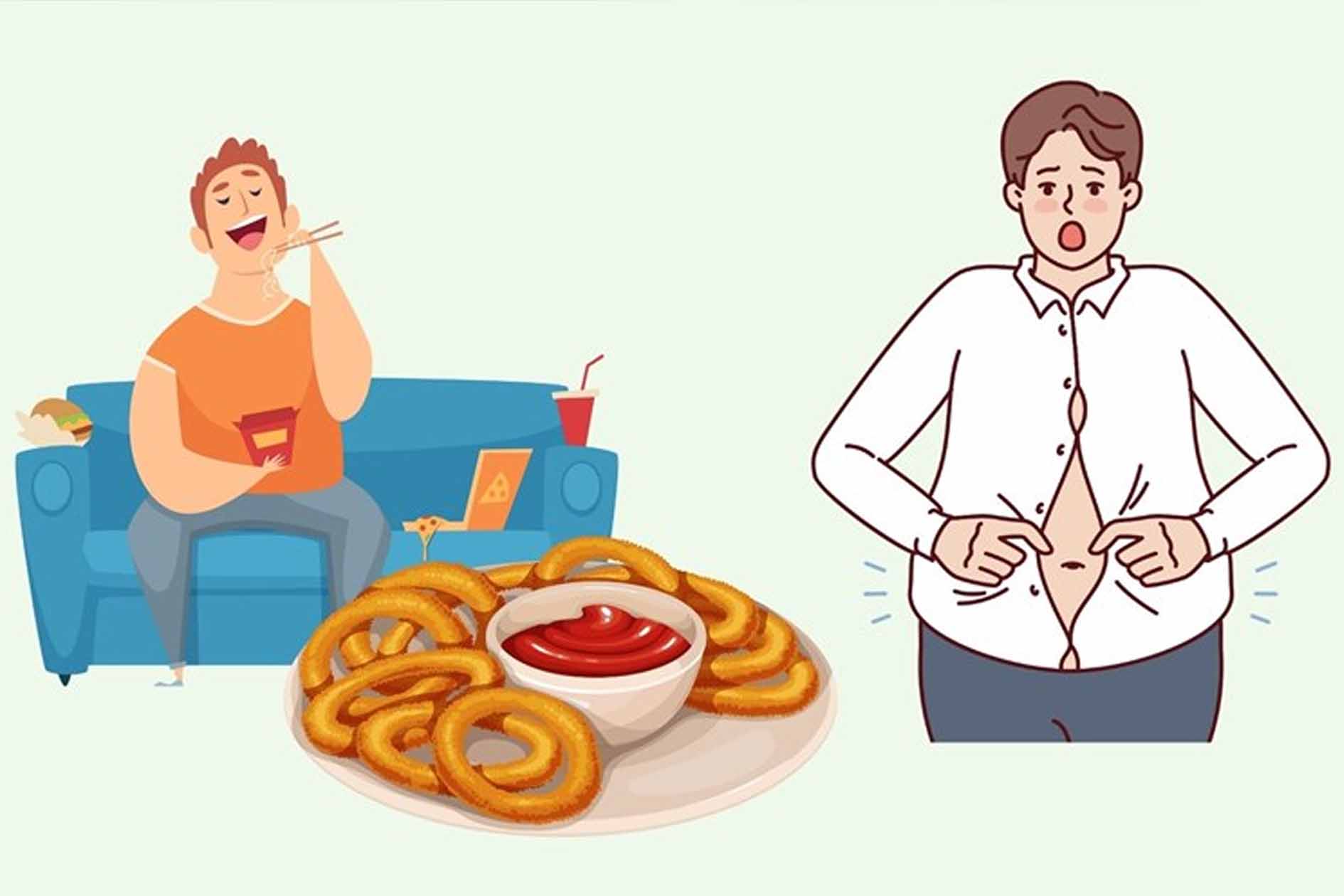 The popularity of instant noodles and fast food is causing the younger generation to gradually move away from traditional foods, while obesity and silent illness are increasing day by day. Graphics: Ha Le