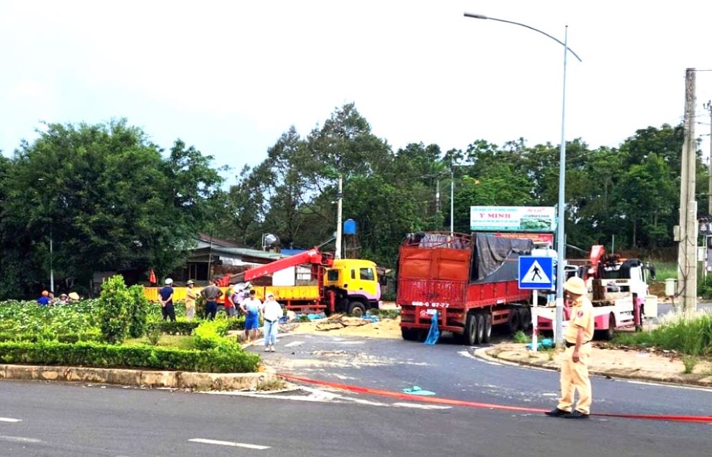 La escena del auto Flip. Foto: Quang Vu