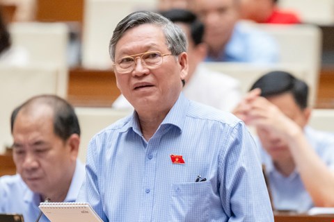 Dai bieu To Van Tam - Doan DBQH tinh Kon Tum. Anh: Quochoi
