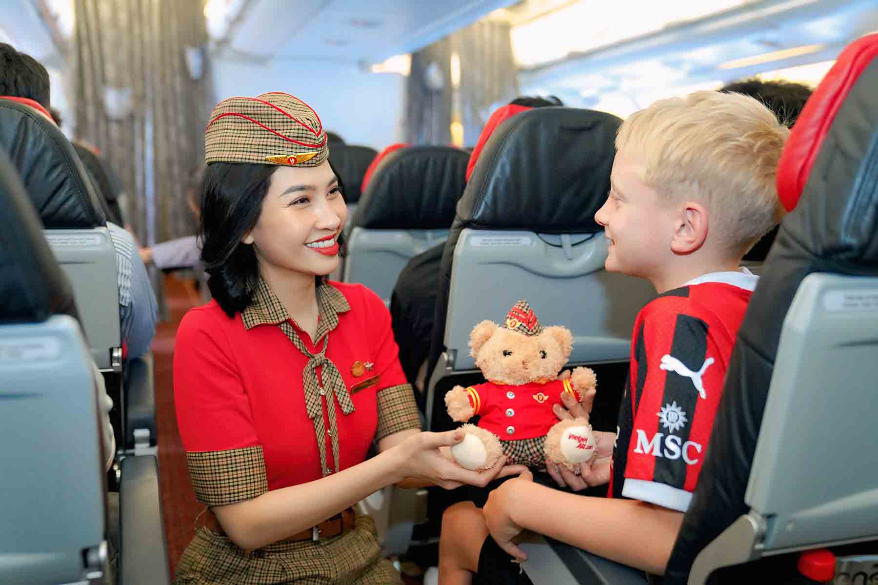 Vietjet flight attendant. Photo: Vietjet