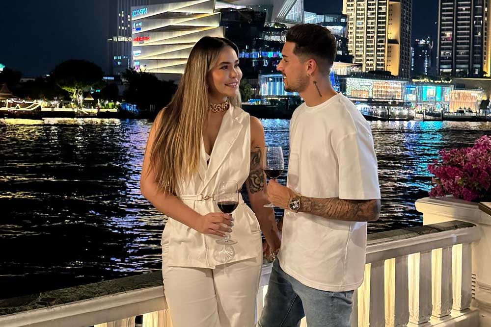 Hendrio and his girlfriend Lais Machado. Photo: Character provided