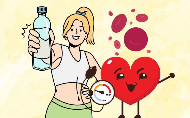 Reasons why you should drink enough water to control high blood pressure