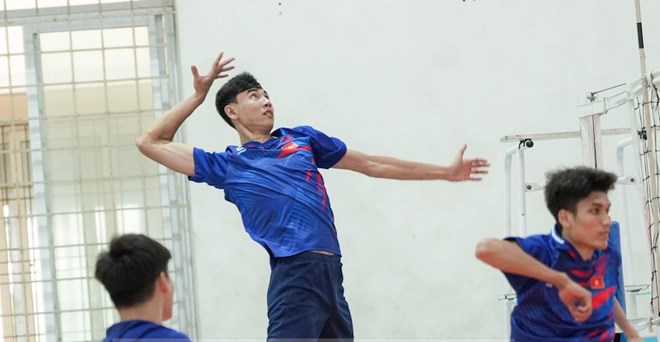 El equipo de voleibol de Vietnam ha ganado lecciones aprendidas del torneo asiatico. Foto: VFV