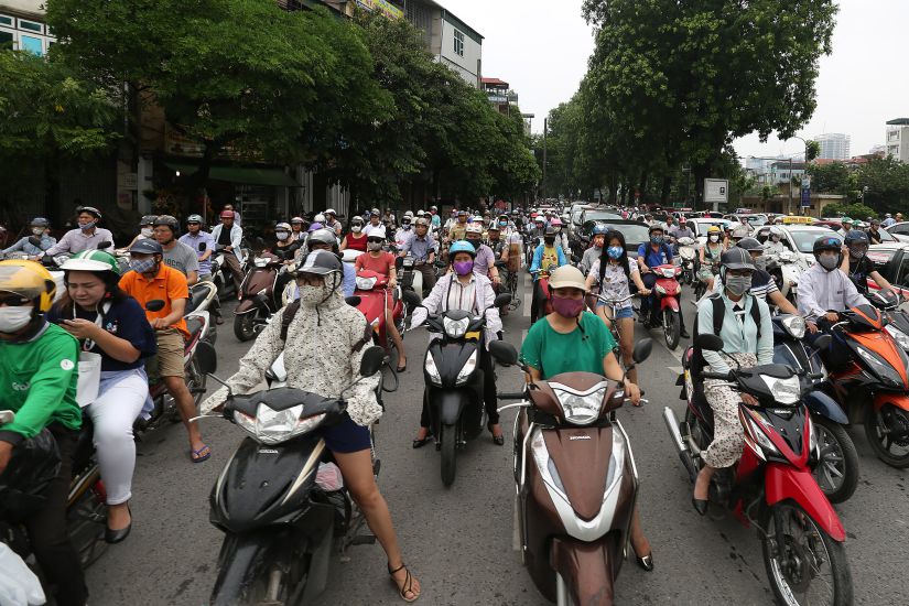 Quy chuan ky thuat quoc gia ve khi thai moto, xe gan may luu hanh o Viet Nam se giup kiem soat duoc o nhiem moi truong va mat do xe may o do thi Viet Nam. Anh Hai Nguyen