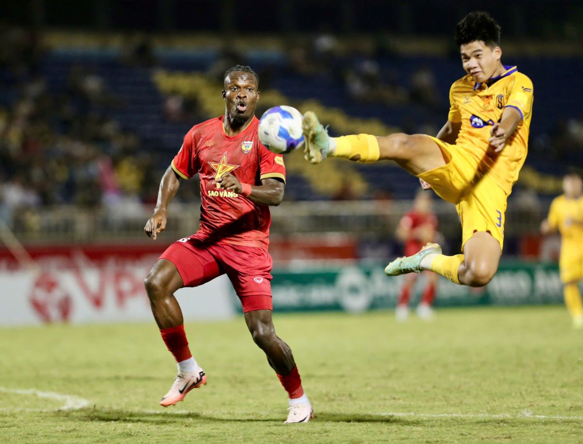 The Nghe An derby between Hong Linh Ha Tinh and Song Lam Nghe An promises to be very attractive in round 23 of V.League 2024-2025. Photo: VPF