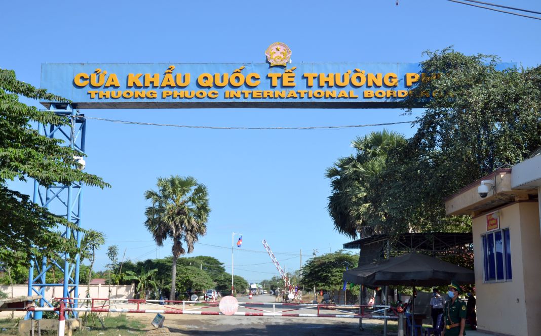 Cua khau Quoc te Thuong Phuoc, noi duoc phat dong cuoc thi tuyen phuong an kien truc cong trinh Quoc mon. Anh: Thanh Mai