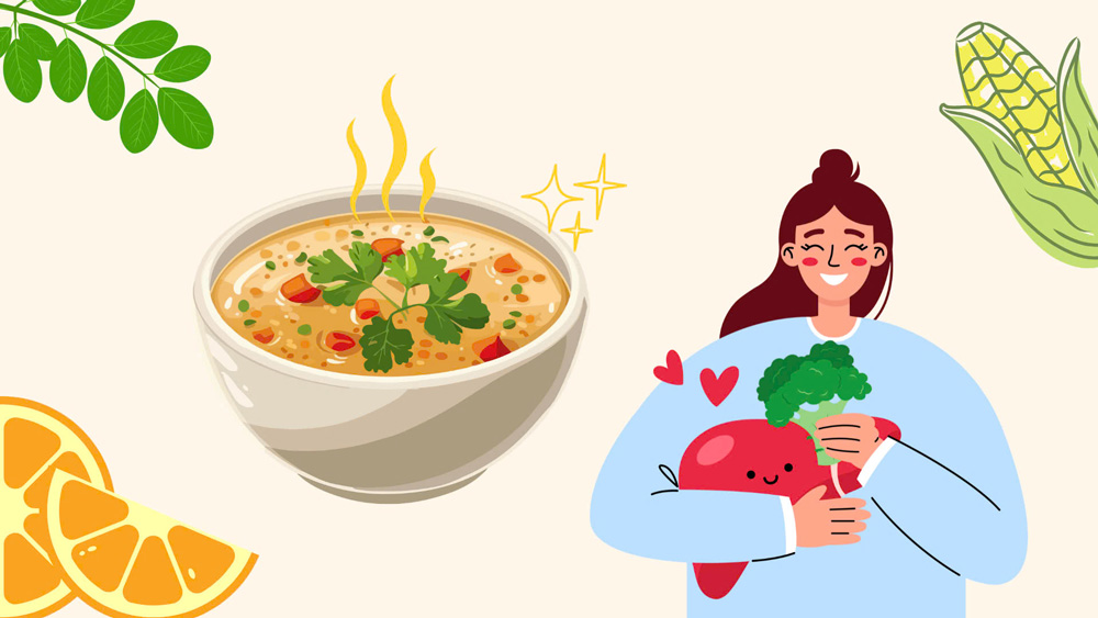 La sopa nutritiva ayuda a desintoxicar el higado