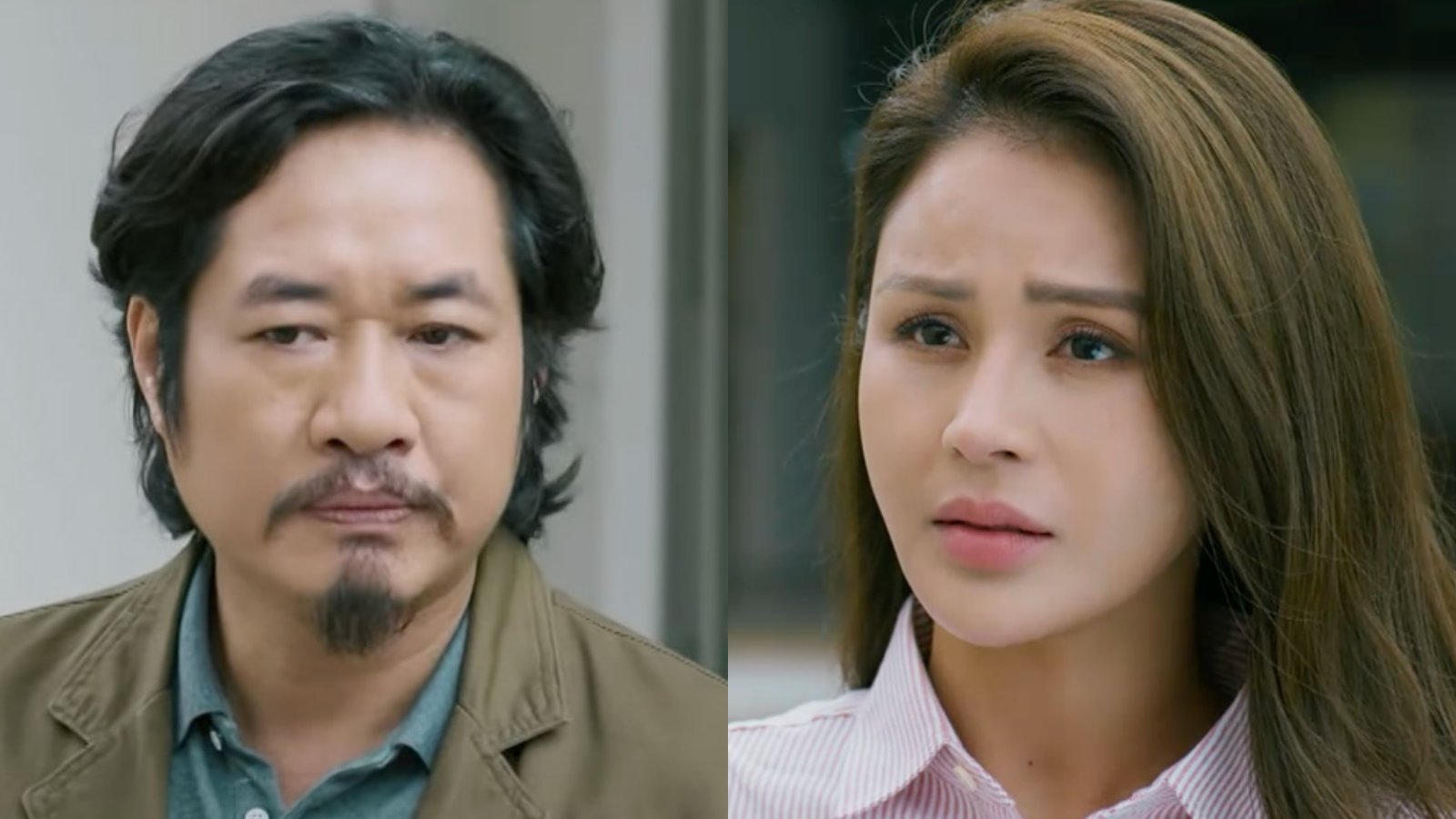 Artista meritorio Bui Tathagata - Vice Rector de la Universidad de Teatro y Cinema de Hanoi, y Co -Star Luong Thu Trang. Foto: VFC